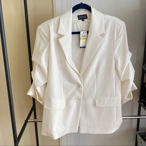 Danielle Bernstein White Blazer